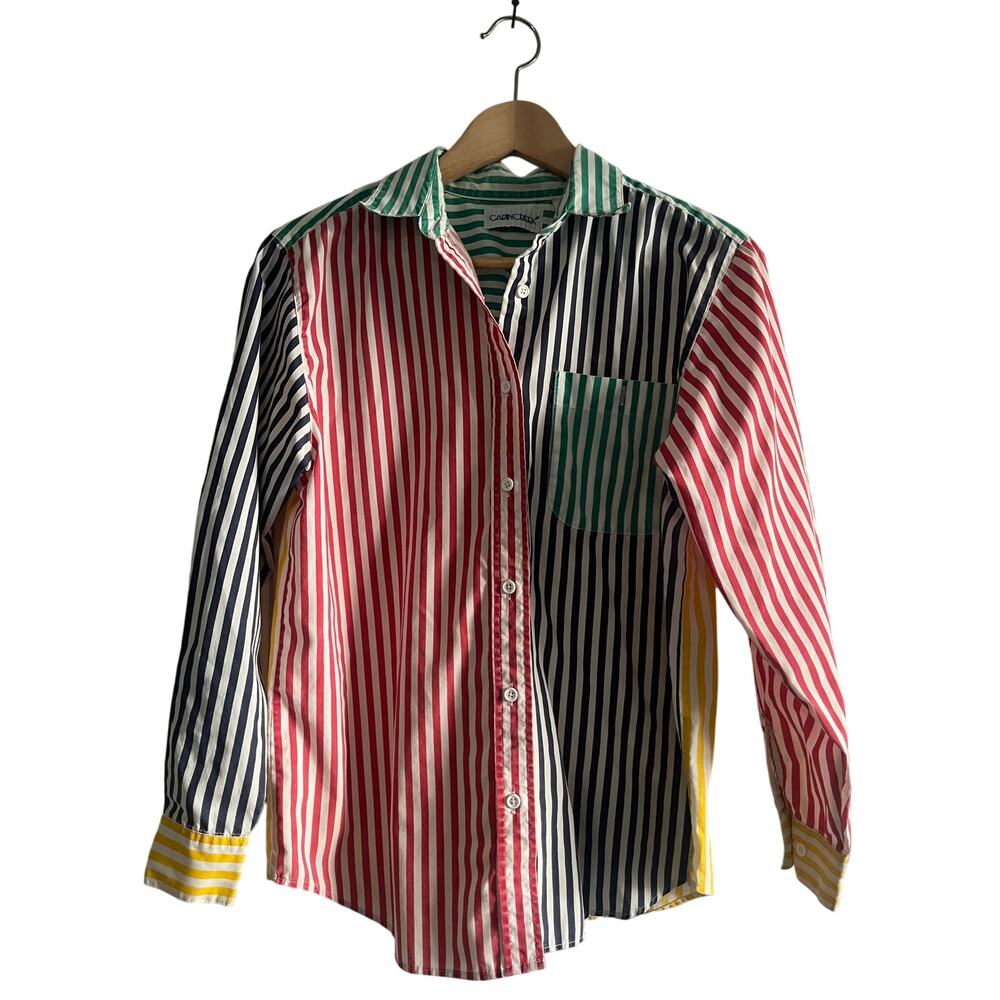 Vintage Cabin creek primary color button up size med